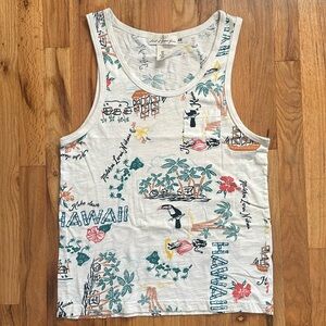 H&M Hawaiian print tank top